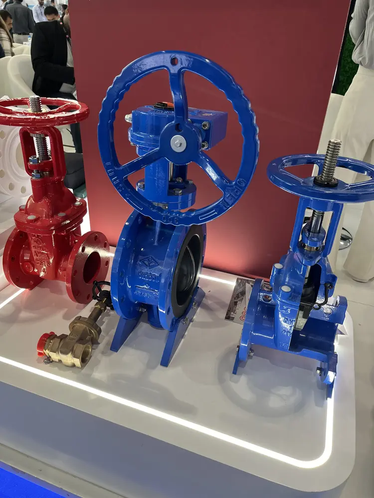 Selection of industrial gate and butterfly valves